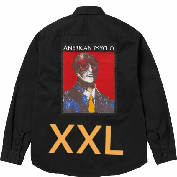 Supreme American Psycho Work Shirt "Black"