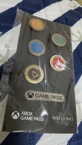 新品☆XBOX GAME PASS wo long fallen dynasty ピンバッジ