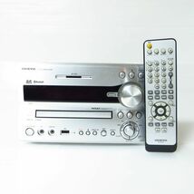 【お宝HIRO】美品 ONKYO/オンキョー ミニコンポ★NFR-7★CD/SD/USB/Bluetooth/MP3 対応 レシーバーシステム リモコン RC-8725 A-100_画像9