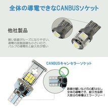 一番の輝度！60W級 T15/T16 バックランプ LEDウェッジ球 CANBUS キャンセラー内蔵 ハイブリッド（HV）対応 無極性 2個(TS07)_画像3