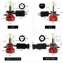 史上最強 21600LM 一体型 LEDヘッドライト 360度発光 PHILIPS LEDフォグランプ H7 H8 H11 H16 HB4 HB3 H4 H1 H3 H3C D1 D2 D3 D4 送料込 XR_画像9