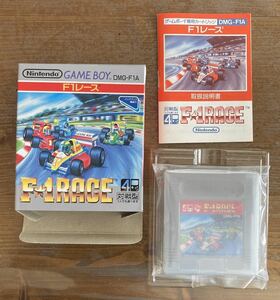 ゲームボーイGB ソフト 「F-1 RACE」箱入り美品　ワンオーナー　付属品完備　動作確認済！送料無料！F-1 レース