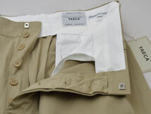 ヤエカ YAECA 11654 コットン チノパンツ ワイド 32サイズ ベージュ(KHAKI) メンズ j_p F-L7601_画像4