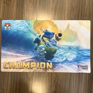  Pokemon card turtle ks&po tea ma Raver play mat Champion overseas edition 