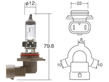 ハロゲン バルブ HB4 (9006) ヘッド ランプ ライト 12V 51W (55W) P22d T12 クリア 1個 ノーマルバルブ 小糸製作所 小糸 KOITO 0474_画像3