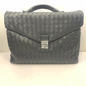 【77】【未使用】 BOTTEGA VENETA ボッテガヴェネタ イントレチャート ラップトップバッグ ブリーフケース 630239 黒 ブランドカード未開封