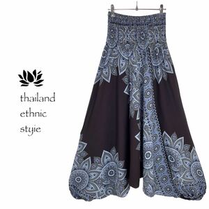  new goods sarouel pants Thai pants man and woman use yoga Dance 2way 05 black Y88