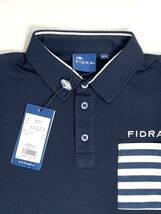 FIDRA フィドラ FDA0307NY① メンズ Lサイズ ポロシャツ ネイビー 紺色 青 ゴルフウエア GolfWearShirt 多機能 胸ポケット 新品 送料無料_画像3