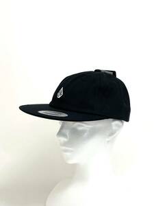 VOLCOM ボルコム D5512318BLK② 帽子 ツイルキャップ TwillCap ブラック色 ロゴ Logo YUPOONG製 FlexFit ヴォルコム 新品 即決 送料無料