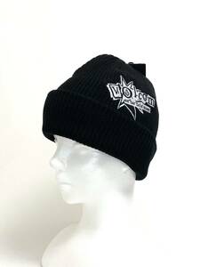 Volcom Bolcom D5832302BLK ④ Beanie Beanie Hat Hat Hat Black Color Noadeane Collaboration Дизайн