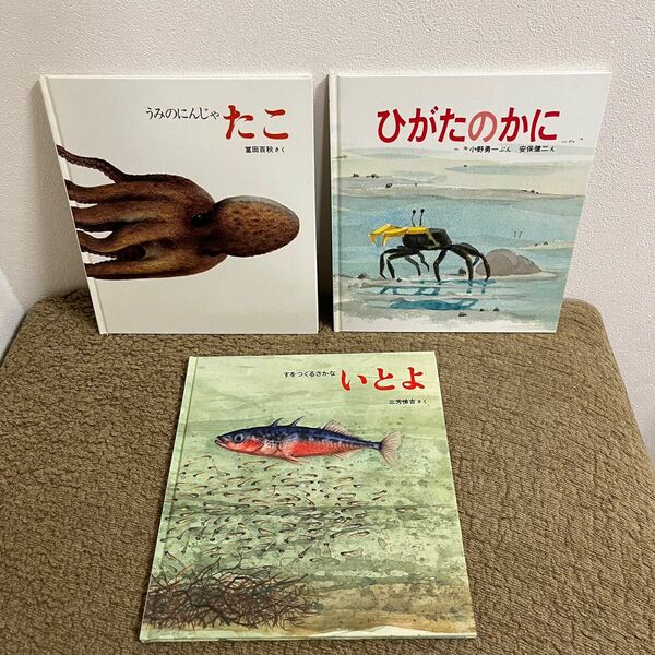 海のいきもの　福音館書店　かがくのとも傑作集　3冊