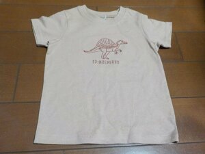 新品　男児　Ｔシャツ　サイズ95　恐竜　刺繍　切手可　クリックポスト発送可