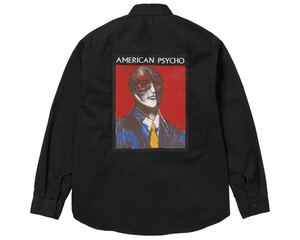 黒S Supreme American Psycho Work Shirt Brown ワークシャツ