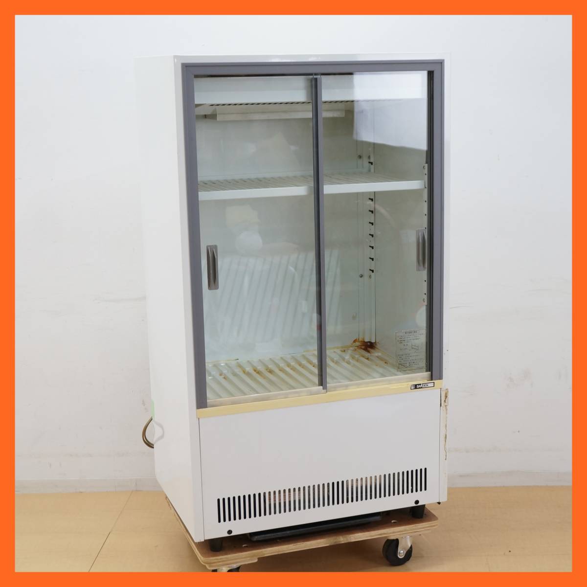□ 動作確認済 サンデン 冷蔵ショーケース VRS-U35EX-B 有効内容量:68L
