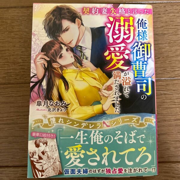 契約妻失格と言った俺様御曹司の溺愛が溢れて満たされました【憧れシンデレラシリー…