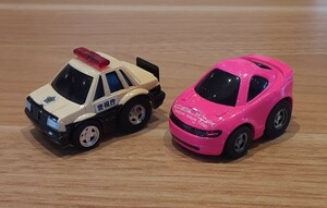 チョロQ TOYOTA セリカ GT-FOUR NO26 / POLICE CAR パトカー NO54 2個 セット まとめ売り おもちゃ コレクション プルバックカー