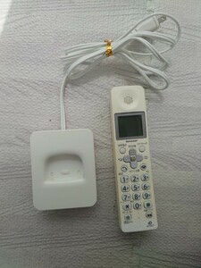 【ジャンク品】通電未確認 SHARP 電話 子機 JD-KS17 充電器 セット シャープ