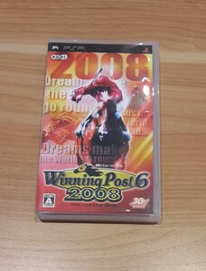 ウイニングポスト6 2008 SONY PSP ゲーム ソフト Winning Post 6 ソニー プレイステーションポータブル 30th PlayStation Portable 競馬