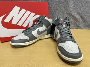 新品NIKEナイキDunk High Retro SE VNTG★DM0582-001ダンクハイレトロ★ライトボーンアンド タンブルドグレー★サイズ27.5cm★C2319