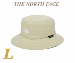 【新品タグ付】ザノースフェイス TNF LOGO ECO HAT ベージュ　L