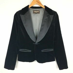 TORNAD MART/ Tornado Mart lustre gloss equipped / tailored jacket [38( lady's M black / black ] velour tube NO.A11-24