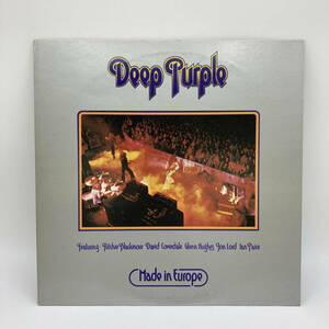 Deep Purple(ディープ・パープル)「Made In Europe」LP（12インチ）/Warner Bros. Records(P-10262W) レコード