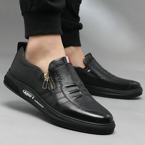 .. height . become shoes 6cmUP Secret shoes men's shoes slip-on shoes shoes comfort casual shoes xe0825 black color 24.0cm