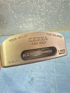 ZEBRA TOUR MILLED Z HOZEL MALLET パター 34インチ