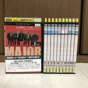 DVD メジャー・クライムス 重大犯罪課 フィフス・シーズン シーズン5 全巻 Vol.1〜Vol.11 レンタル落ち ゆうメールは送料無料