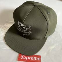 【オリーブ】Supreme 23SS MOBB DEEP Dragon 5-Panel Cap OLIVE キャップ モブディープ シュプリーム Box Logo ボックス_画像2