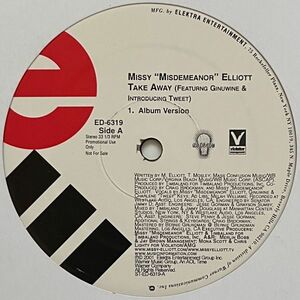 Missy Misdemeanor Elliott - Take Away / Scream A.K.A. Itchin' (プロモオンリー)