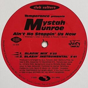 Temperance Presents Mystah Munroe - Ain't No Stoppin' Us Now