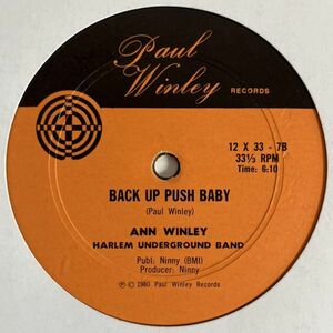 Ann Winley, Harlem Underground Band / Cymande - Back Up Push Baby / Bra