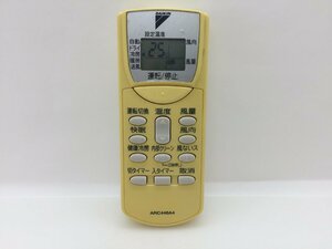 ダイキン　エアコンリモコン　ARC446A4　中古品C-7905