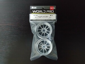 [WW-0708MS] WORLDPRO SSR REINER type10S WHEEL オフセット8（深リム）　マットシルバー (2pcs) RC ラジコン RC-ART ホイール