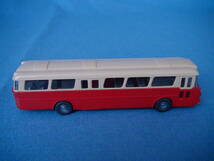 【希少】1970年代西ドイツ・ヴィーキングWIKING1/90ビュッシング・大型路線バス・クリーム/赤ツートン美品・HOスケール_画像8