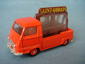  reissue . Dinky 1/43 rank Renault *e start fe board glass & mirror transportation truck orange color * beautiful goods / box attaching 