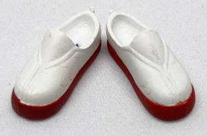 figma [ Suzumiya Haruhi no Yuutsu ] сменная обувь детали красный цвет текущее состояние товар action фигурка детали Junk на разборку обувь обувь 
