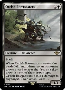 MTG　オークの弓使い/Orcish Bowmaster　英語版　B