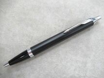 ▲▲中古品 インクあり PARKER パーカー ノック式ボールペン Q ブラック×シルバー USED 黒×銀▲▲_画像1