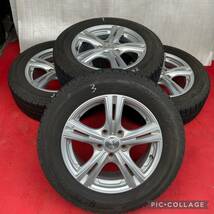 (商品番号542)社外ホイール16インチ215/60R16 横浜スタッドレスタイヤ4本セット16x6.1/2 215/60R16_画像1