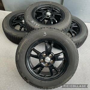 (商品番号549)Toyota 30プリウス純正ホイール15インチ 185/65R15 garitスタッドレスタイヤ4本セット。 (トヨタ) プリウスzvw30、