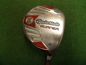 【税込】2461 BURNER STEEL 2007 5W 18° 純正カーボン SR 差戻し カバー無 凹み有 テーラーメイド バーナー .855464