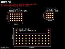 爆光 SMD LEDルームランプ 20ウィッシュ ZGR20 WISH JUST FIT TYPE ホワイト RZ266_画像4