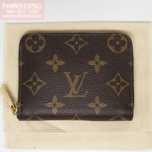 ルイヴィトン LOUIS VUITTON モノグラム ジッピー・コインパース／小銭入れ M60067 RFID 未使用 [質イコー]