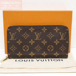 ルイヴィトン LOUIS VUITTON モノグラム ジッピーウォレット／ラウンドファスナー長財布 M42616 RFID 新品同様 [質イコー]