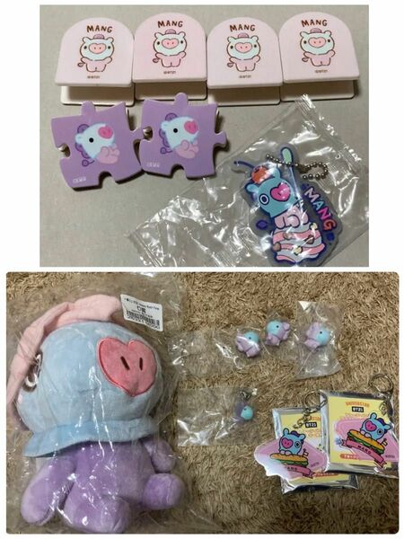 BTS BT21 ジェイホープ　MANG ぬいぐるみ　めじるしアクセサリー　など