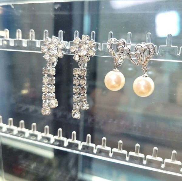 イヤリング 真珠 ダイヤ ジルコニア アクセサリー レディース 耳飾り ハート アクセ 真珠 