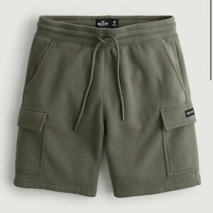 HOLLISTER フリース カーゴショートパンツ9インチ（22.9CM）XL ショートパンツ ハーフパンツ ショーツ