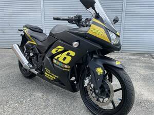 距離浅８５００キロ　カワサキ ニンジャ250R EX250K 書類 鍵付き